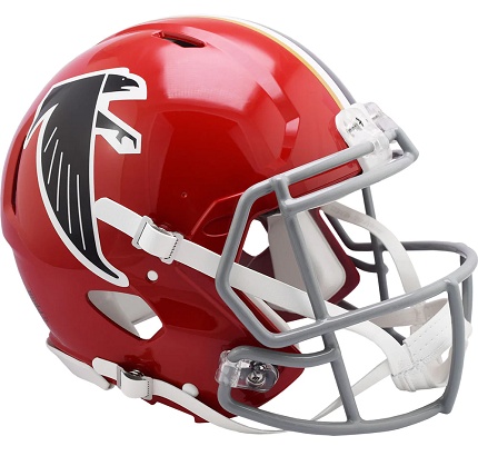 Atlanta Falcons Authentic 1966-69 Throwback Red Speed Football Helmet