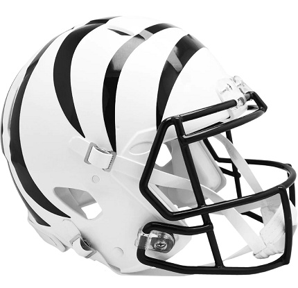Cincinnati Bengals Authentic Alt. White Speed Football Helmet
