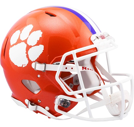Clemson Tigers Authentic Speed Football Helmet