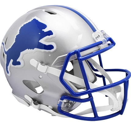 Detroit Lions Authentic Throwback 1983-2002 Speed Football Helmet
