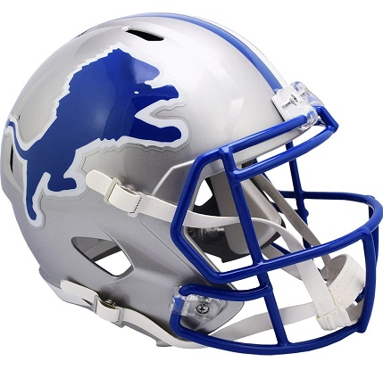 Detroit Lions Replica Throwback 1983-2002 Speed Football Helmet