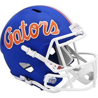 University of Florida Gators Authentic Blue Speed Football Helmet