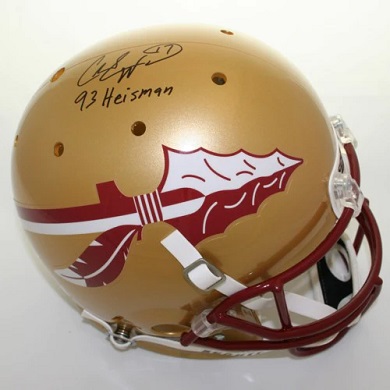 Charlie Ward Autographed Florida State Replica Helmet