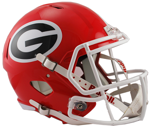 Ceramic Art Tile 6"x6" 3 pc set Georgia Bulldogs football logo helmet dog J77 
