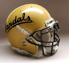University of Idaho Vandals Full Size Replica Football Helmet by Riddell