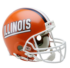 University of Illinois Replica Football Helmet by Riddell