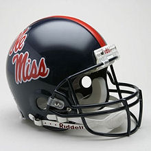 Ole Miss University of Mississippi Rebels Authentic Football Helmet