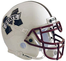 Mississippi State University Bulldogs Authentic Football Helmet