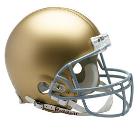 Authentic Notre Dame Football Helmet by Riddell
