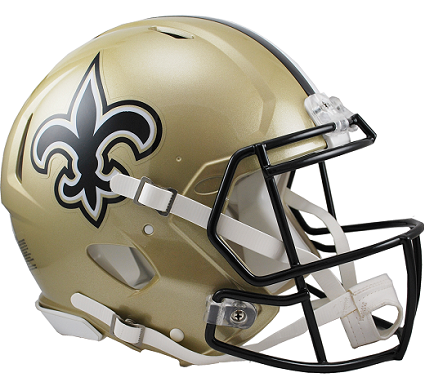 New Orleans Saints Authentic Speed Football Helmet