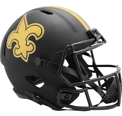 New Orleans Saints Replica Eclipse Speed Football Helmet