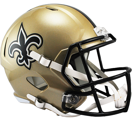 New Orleans Saints Replica Speed Football Helmet