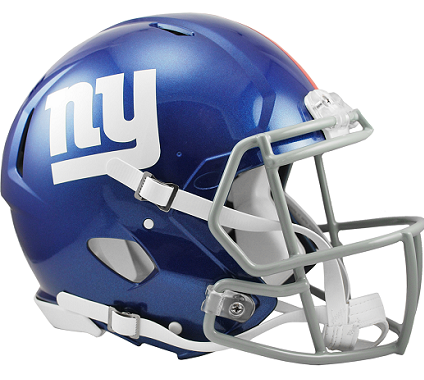 New York Giants Authentic Speed Football Helmet