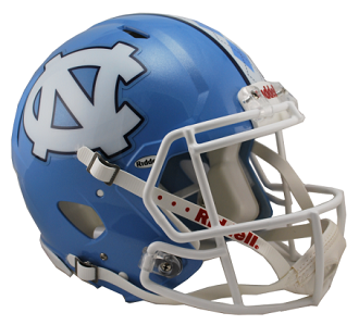 University of North Carolina Authentic Speed Football Helmet