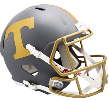 University of Tennessee Volunteers Replica Alt. Slate Gray Speed Football Helmet