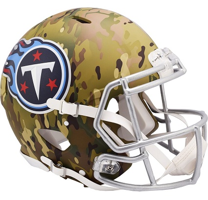 Tennessee Titans Authentic Camo Speed Football Helmet
