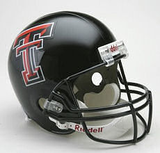 Texas Tech Red Raiders Full Size Replica Football Helmet by Riddell