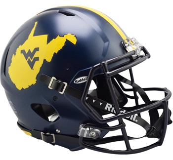 West Virginia Mountaineers Authentic Country Roads Football Helmet