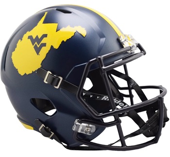 West Virginia Mountaineers Replica Speed Football Helmet
