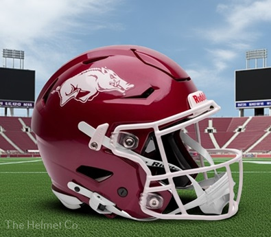 Arkansas Football Helmets