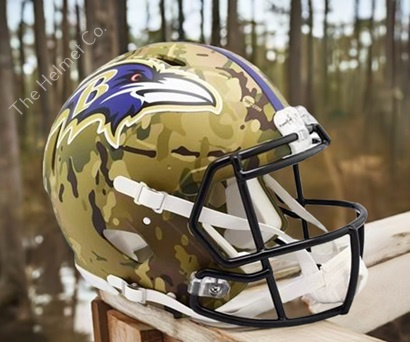 Baltimore Ravens Authentic Camo Speed Football Helmet