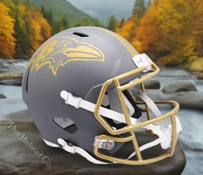 Baltimore Ravens Replica Slate Speed Helmet