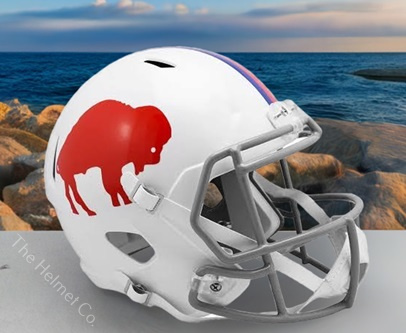 Buffalo Bills Throwback 1965-73 Speed Football Helmet