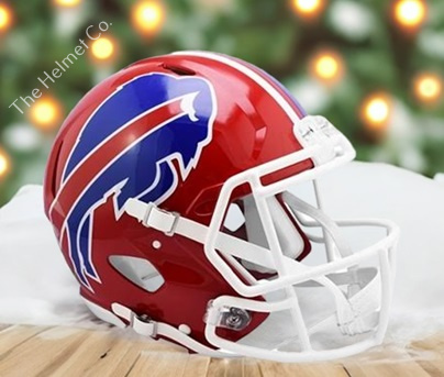 Buffalo Bills Authentic Throwback 1987-2001 Red Speed Football Helmet