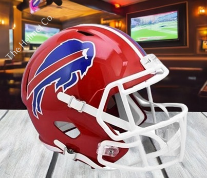 Buffalo Bills Throwback 1987-2001 Red Speed Football Helmet
