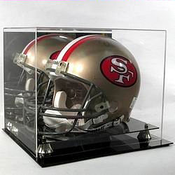 thumbnail image 2 of Full Size Camouflage Acrylic Football Helmet Display Case - Camo Base With Back Mirror 2 of 5