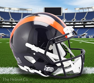 Chicago Bears Authentic Alt. 1936 Tribute Speed Football Helmet