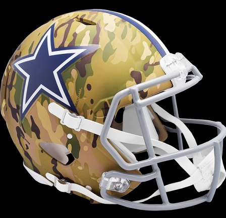 Dallas Cowboys Authentic Camo Speed Football Helmet