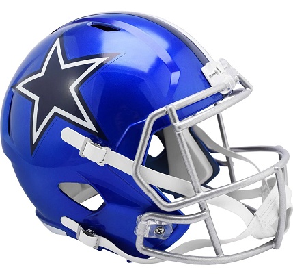 Dallas Cowboys Replica Flash Speed Football Helmet