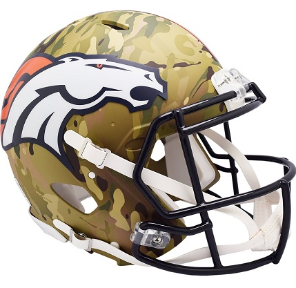 Denver Broncos Authentic Camo Speed Football Helmet