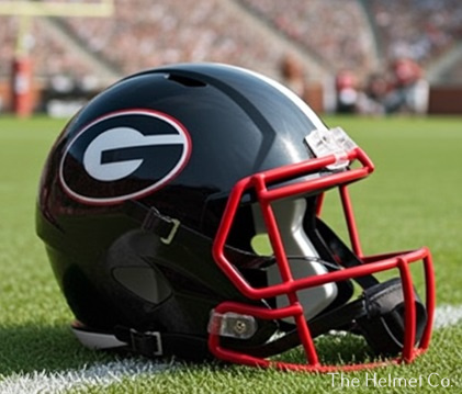 University of Georgia Bulldogs Replica Alt. Black Speed Football Helmet