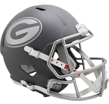 University of Georgia Bulldogs Replica Alt. Slate Gray Speed Football Helmet