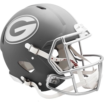 University of Georgia Bulldogs Authentic Slate Gray Speed Football Helmet
