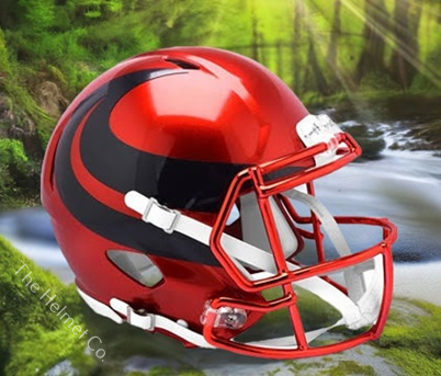 Houston Texans Full Size SpeedFlex 3D Helmet Bumper Replica (Multi-Color, One Size)