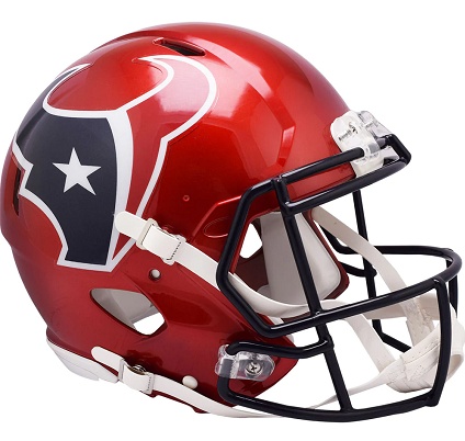 Houston Texans Authentic Alt. Red Speed Football Helmet