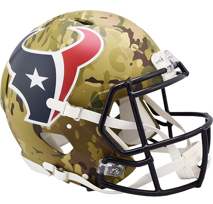 Houston Texans Authentic Camo Speed Football Helmet