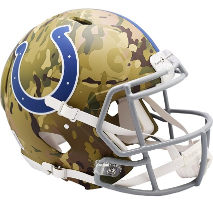 Indianapolis Colts Authentic Camo Speed Football Helmet