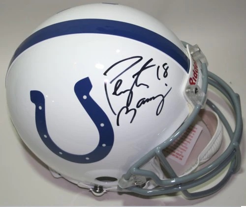 Peyton Manning Autographed Indianapolis Colts Authentic Helmet