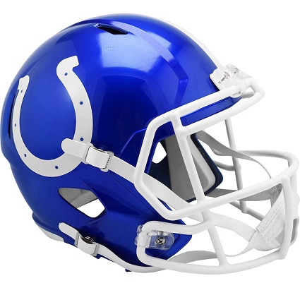 Indianapolis Colts Replica Flash Speed Football Helmet