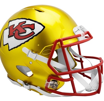 Kansas City Chiefs Authentic Flash Speed Football Helmet
