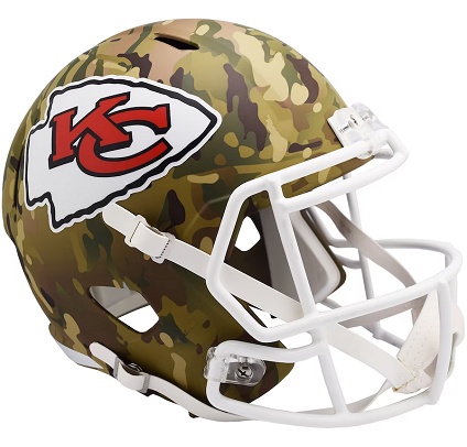 Kansas City Chiefs Replica Camo Speed Football Helmet
