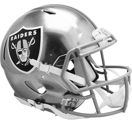 Las Vegas Raiders Authentic Flash Speed Football Helmet