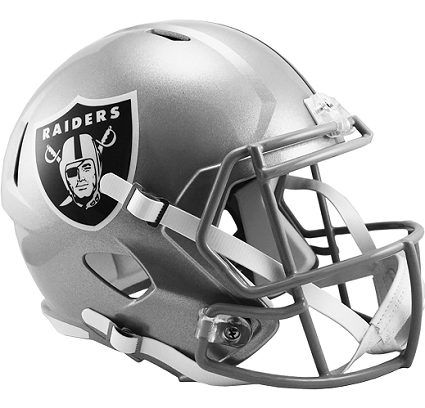 Las Vegas Raiders Replica Speed Football Helmet