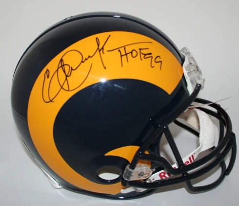 Eric Dickerson Autographed Los Angeles Rams Helmet