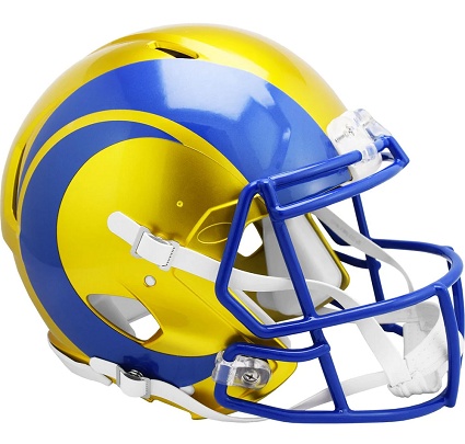 Los Angeles Rams Authentic Flash Speed Football Helmet