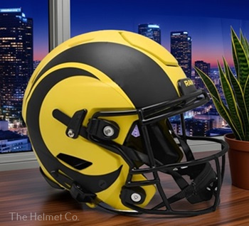 Los Angeles Rams Authentic Rave SpeedFlex Football Helmet